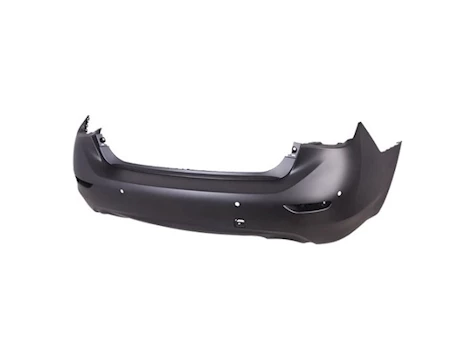 Sherman Parts CAPA RR BUMPER COVER W/OBJECT SENSORS; PRIME INFINITI Q50 14-17
