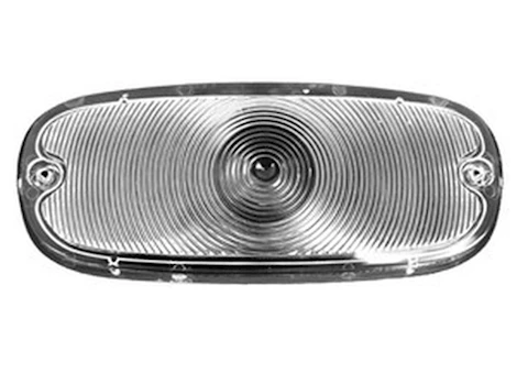 Sherman Parts FRONT PARK LAMP LENS; AMBER; 2ND SERIES; CHEVROLET PICKUP 55-59