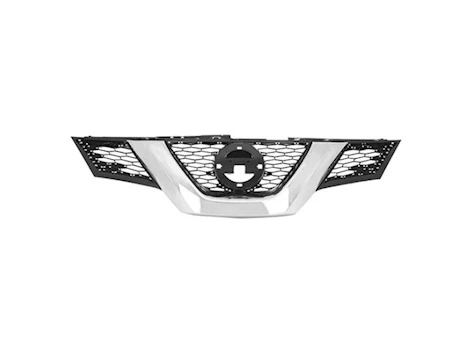 Sherman Parts CAPA GRILLE ASSY SL|SV; W/PREMIUM PKG; W/CAMERA HOLE; BLACK/CHROME NISSAN ROGUE 14-16