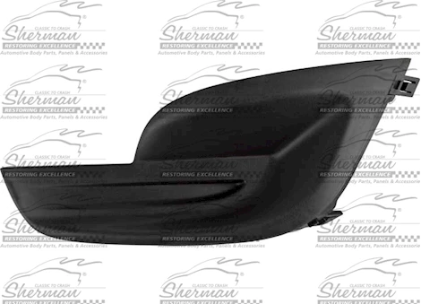 Sherman Parts CAPA LT FRT BUMPER INSERT FOG LAMP OPENING COVER; W/O FOG LAMPS NISSAN ALTIMA 13-15