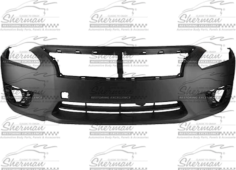 Sherman Parts CAPA FRT BUMPER COVER SEDAN; PRIME NISSAN ALTIMA 13-15