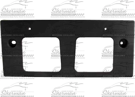 Sherman Parts CAPA FRT BUMPER LICENSE BRACKET SEDAN NISSAN ALTIMA 13-15