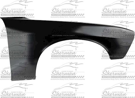 Sherman Parts CAPA RT FRT FENDER ASSY W/O WIDE BODY OPTION DODGE CHALLENGER 08-C