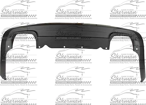 Sherman Parts CAPA RR BUMPER VALANCE PANEL 5.7L|6.2L|6.4L; W/PARKING SENSORS; TEXTURED DODGE CHALLENGER 15-C