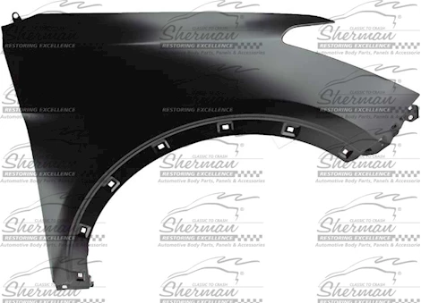 Sherman Parts CAPA RH FRT FENDER ASSY GLS|LIMITED; 7 SEAT HYUNDAI SANTA FE 13-18; SANTA FE XL 19-19