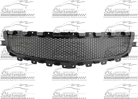 Sherman Parts CAPA GRILLE ASSY HYBRD; CENTER; BLACK CHEVROLET MALIBU 08-10