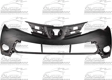 Sherman Parts CAPA FRT BUMPER COVER UPPER NORTH AMERICA BUILT; PRIME TOYOTA RAV4 13-15