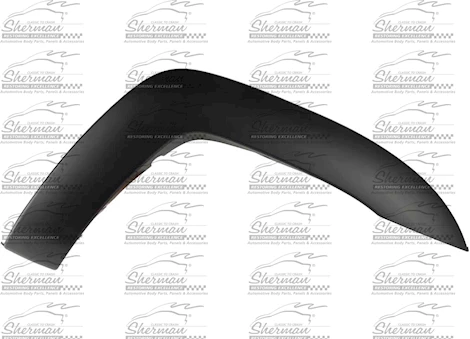 Sherman Parts CAPA RT FRT FENDER FLARE BASE|PRERUNNER; TYPE 2; BLACK/PTM TOYOTA TACOMA 05-15