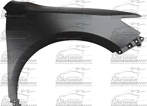 Sherman Parts Capa rt frt fender assy toyota camry/camry hydrid 07-18 Main Image