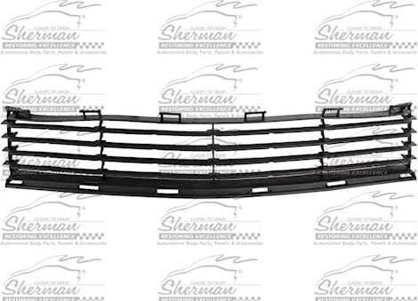 Sherman Parts CAPA FRT BUMPER GRILLE LOWER GRILLE; MAT-BLK TOYOTA PRIUS 04-09