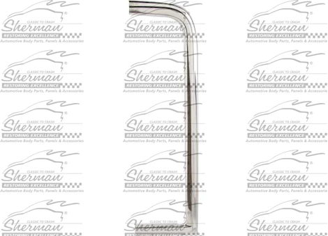 Sherman Parts RH GRILLE SIDE MLDG (ON FENDER) CHEVY/ P/U 83-87; BLAZER/JIMMY/SUBURBAN 83-88