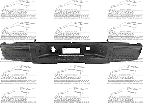 Sherman Parts CAPA RR BUMPER ASSEMBLY W/O RR OBJECT SENSOR; PTM; CHEVROLET SILVERADO 1500 09-1