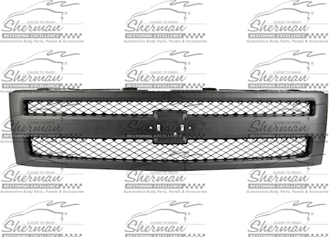 Sherman Parts CAPA GRILLE ASSY BLACK CHEVROLET SILVERADO 1500 07-11