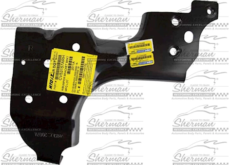 Sherman Parts CAPA RT RR BUMPER COVER SUPPORT CHEVROLET SILVERADO/SIERRA 14-17