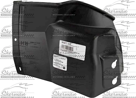 Sherman Parts CAPA RT FRT FENDER INNER PANEL W/O WHEEL OPENING MOULDING; FRT RAM 1500 19-C