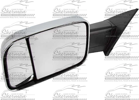 Sherman Parts LH MIRROR OTR REAR VIEW W/TOWING PKG; W/BLIND SPOT DETECTION; CHROME TRIM RAM 1500 19-20