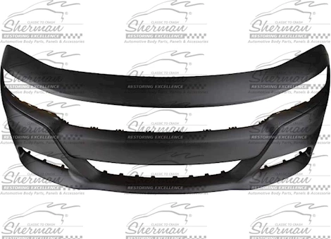 Sherman Parts CAPA FRT BUMPER COVER W/O HOOD SCOOP; PRIME DODGE CHARGER 15-C