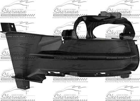 Sherman Parts CAPA RT FRT BUMPER INSERT FOG LAMP OPENING COVER; W/O FOG LAMPS FORD MUSTANG 15-17