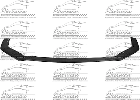 Sherman Parts FRONT BUMPER SPOILER W/O PERFORMANCE; W/O SPORT; CARBON BLACK FORD MUSTANG 18-19