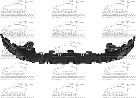 Sherman Parts CAPA FRT BUMPER COVER REINFORCEMENT; UPPER FORD RANGER 19-C