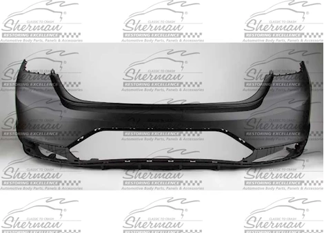 Sherman Parts Capa rr bumper cover sedan; usa built; w/o park sensors; prime hyundai elantra 19-20 Main Image