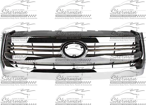 Sherman Parts CAPA GRILLE ASSY ROUND EMBLEM MOUNTING; STD TYPE; CHROME TOYOTA TUNDRA 16-17