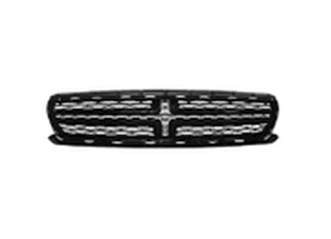 Sherman Parts CAPA GRILLE ASSY W/O HOOD SCOOP; W/O CHROME; GLOSS BLACK DODGE CHARGER 15-C