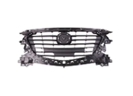 Sherman Parts CAPA GRILLE ASSY SEDAN; MEXICO BUILT; MATTE BLACK MAZDA 3 17-18