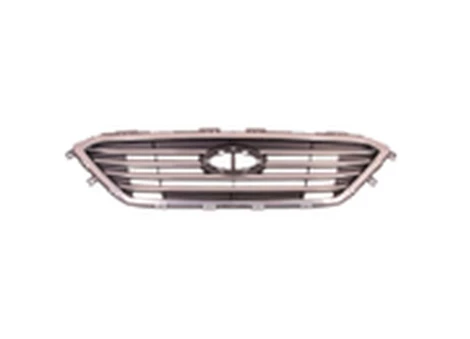 Sherman Parts CAPA GRILLE ASSY STD TYPE; W/O AUTO CRUISE; W/CHROME MLDG; SILVER HYUNDAI SONATA 15-1