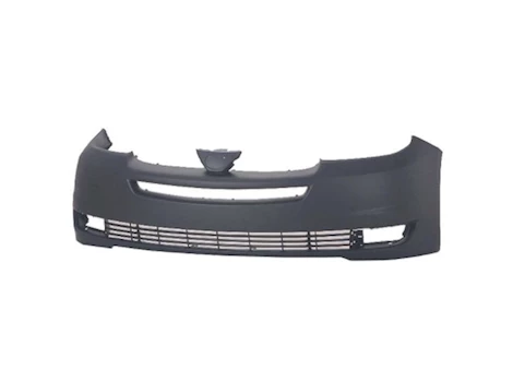 Sherman Parts FRONT BUMPER COVER W/O PARK SENSOR; W/O RADAR CRUISE; PRIME TOYOTA SIENNA 04-05