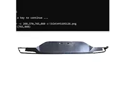 Sherman Parts Capa rr bumper valance panel sedan; usa built; txtd black hyundai elantra 19-20