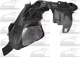 Sherman Parts Capa lt frt fender splash shield w/alum pin jeep wrangler 07-17