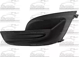 Sherman Parts Capa lt frt bumper insert fog lamp opening cover; w/o fog lamps nissan altima 13-15