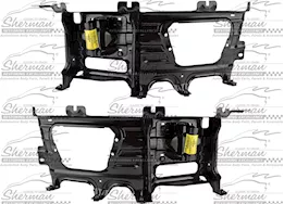 Sherman Parts Capa frt bumper bracket set w/o sport pkg dodge ram 1500 09-10