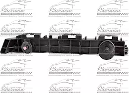Sherman Parts Capa rt frt bumper cover support side toyota tacoma 16-20