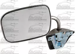 Sherman Parts Rr dr mir man univ stainless clamshell style p/u 73-87;blazr/jimmsuburbn 73-91;van 71-96