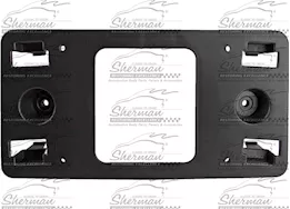 Sherman Parts Front bumper license bracket; w/o rs pkg chevrolet cruze sdn 16-17; cruze h/b 17-17