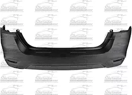 Sherman Parts Capa rr bumper cover std type; prime nissan sentra 16-19