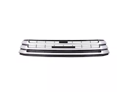 Sherman Parts Capa frt bumper grille w/o around view monitor; silver toyota highlander/highlander hybrd 17-19