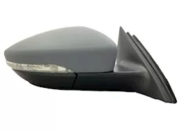 Sherman Parts Rh mirror otr rear view to 4-2-12;w/o memory;w/cover;ptm; volkswagen passat 12-12