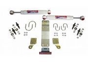 Skyjacker Suspension Hydro 7000 dual steering stabilizer kit / white