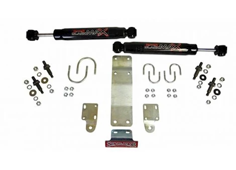 Skyjacker Suspension BLACK MAX DUAL STEERING STABILIZER KIT / BLACK