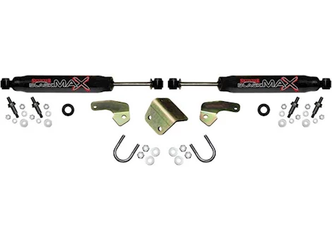 Skyjacker Suspension 11-18 CHEV/GMC 2500HD/3500HD 4WD DUAL STEERING STABILIZER KIT; BLACK; MINIMUM OF 4IN LIFT; NO BOOTS