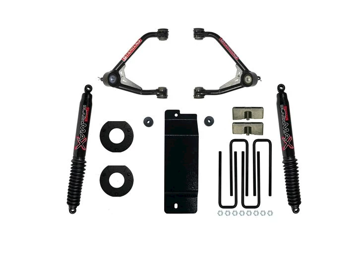 Skyjacker Suspension 14-16 1500 sierra/silverado 3.5-4in upper a-armlift kit w/b8500 rear shk Main Image