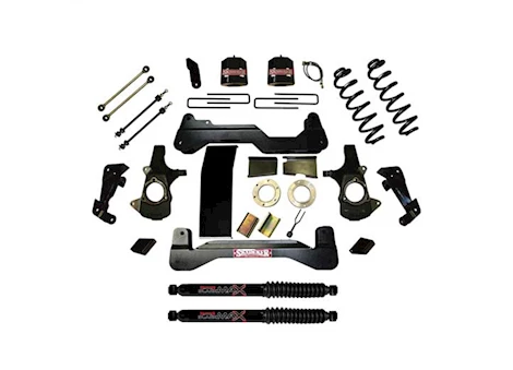 Skyjacker Suspension 6SYS,07-09SUV,SPCR,BLK MAX