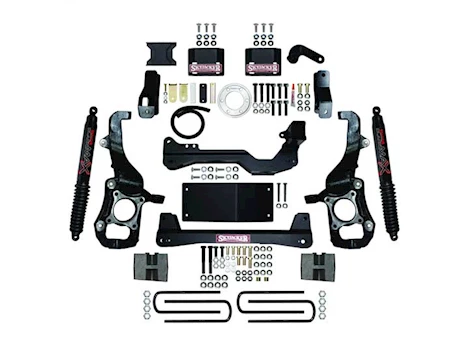 Skyjacker Suspension 21-C FORD F150 4WD 4.5 IN LIFT KIT BLACK MAX SHOCKS.