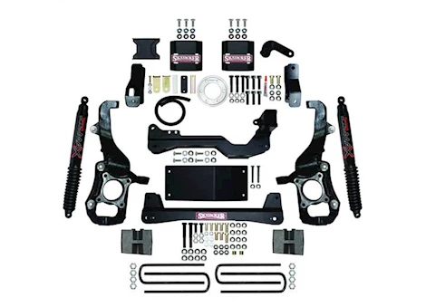 Skyjacker Suspension 21-C FORD F150 4WD 6 IN LIFT KIT BLACK MAX SHOCKS.