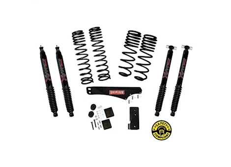 Skyjacker Suspension 2-2.5INCH DUAL RATE LONG TRAVEL LIFT KIT WITH BLACK MAX SHOCKS