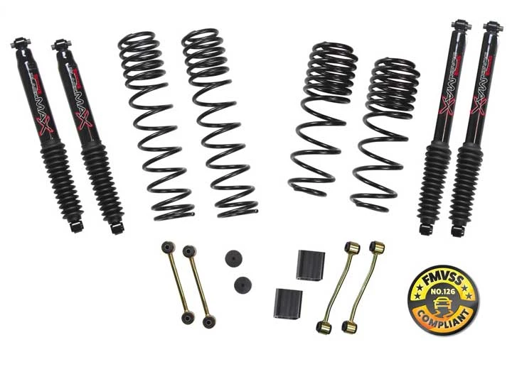 Skyjacker Suspension 18-C, 2 DR, NON-RUBICON, JEEP WRANGLER, JL 2.5 COILS W/BLACK MAX