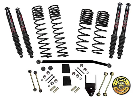 Skyjacker Suspension 18-C, 2 DR, NON-RUBICON, JEEP WRANGLER, JL 3.5 COILS W/BLACK MAX